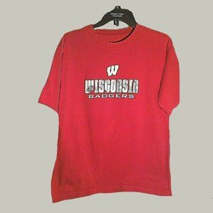 Wisconsin Badgers NCAA Boys Red Tshirt